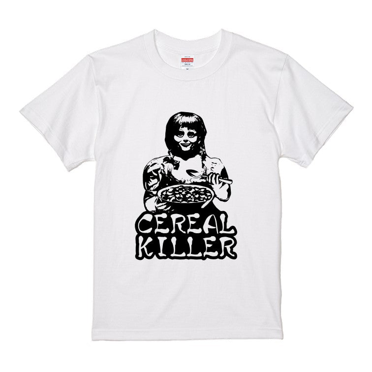 ハロウィンTシャツ半袖Tシャツ【シリアルキラーアナベル風呪いの人形】おもしろTシャツ ネタTシャツ