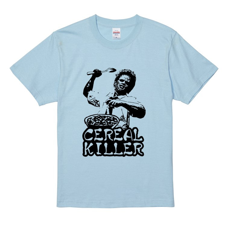 ハロウィンTシャツ半袖Tシャツ【シリアルキラーレザーフェイス風チェーンソーマン】おもしろTシャツ ネタTシャツ