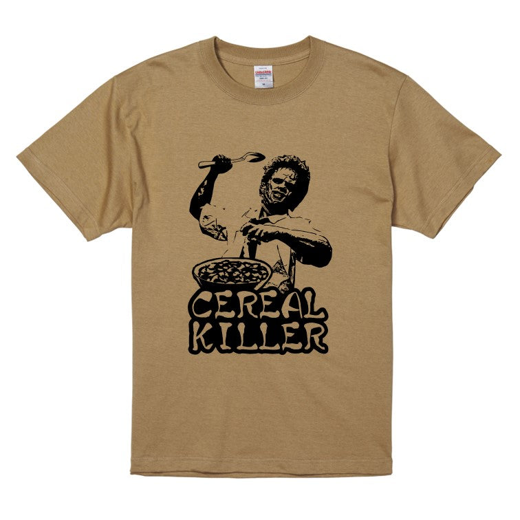 ハロウィンTシャツ半袖Tシャツ【シリアルキラーレザーフェイス風チェーンソーマン】おもしろTシャツ ネタTシャツ