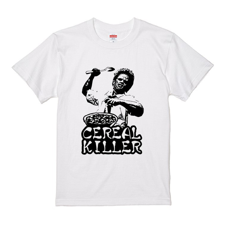 ハロウィンTシャツ半袖Tシャツ【シリアルキラーレザーフェイス風チェーンソーマン】おもしろTシャツ ネタTシャツ
