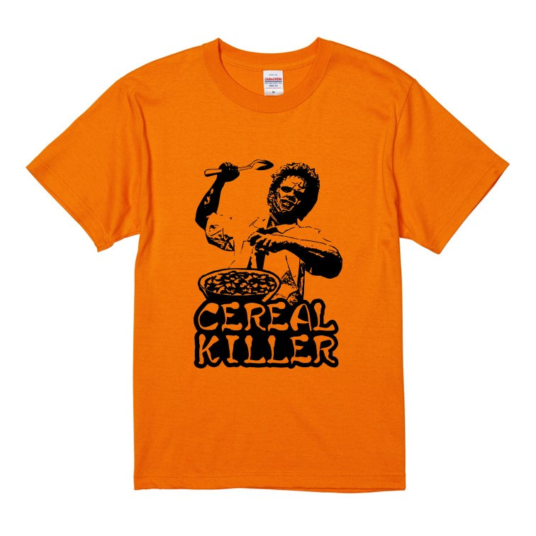 ハロウィンTシャツ半袖Tシャツ【シリアルキラーレザーフェイス風チェーンソーマン】おもしろTシャツ ネタTシャツ