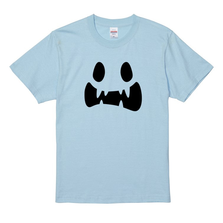 ハロウィンTシャツ半袖Tシャツ【ハロウィンキバ口オバケ】おもしろTシャツ ネタTシャツ
