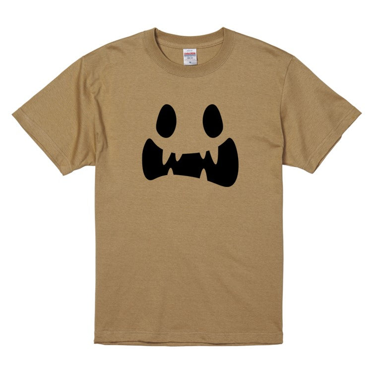 ハロウィンTシャツ半袖Tシャツ【ハロウィンキバ口オバケ】おもしろTシャツ ネタTシャツ