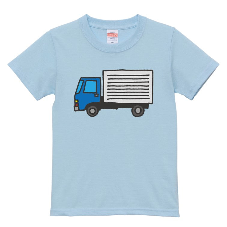 はたらくくるまのキッズ/ベビーTシャツ半袖Tシャツ【トラック】おもしろTシャツ ネタTシャツ