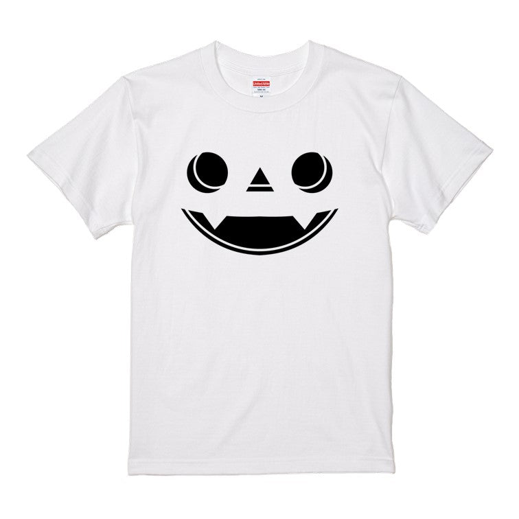 ハロウィンTシャツ半袖Tシャツ【ハロウィン丸目かぼちゃ】おもしろTシャツ ネタTシャツ