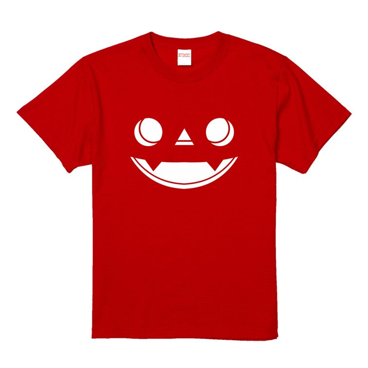 ハロウィンTシャツ半袖Tシャツ【ハロウィン丸目かぼちゃ】おもしろTシャツ ネタTシャツ