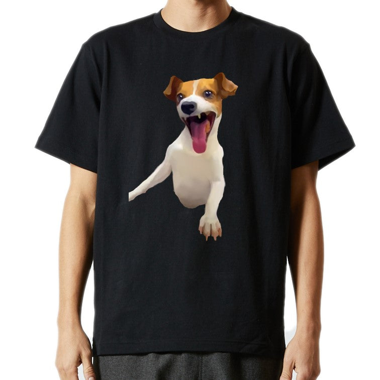 猫ミーム半袖Tシャツ【笑う犬】おもしろTシャツ ネタTシャツ