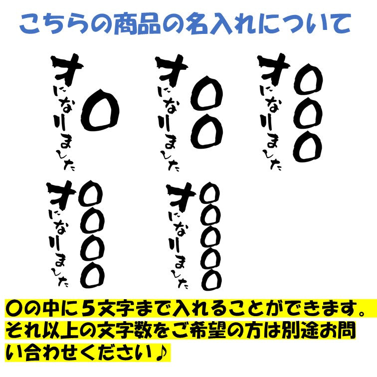 文字入れオーダーメイド半袖Tシャツ【〇〇〇才になりました。】おもしろTシャツ ネタTシャツ
