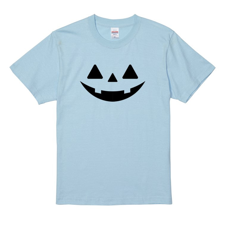 ハロウィンTシャツ半袖Tシャツ【ハロウィン三角目かぼちゃ】おもしろTシャツ ネタTシャツ
