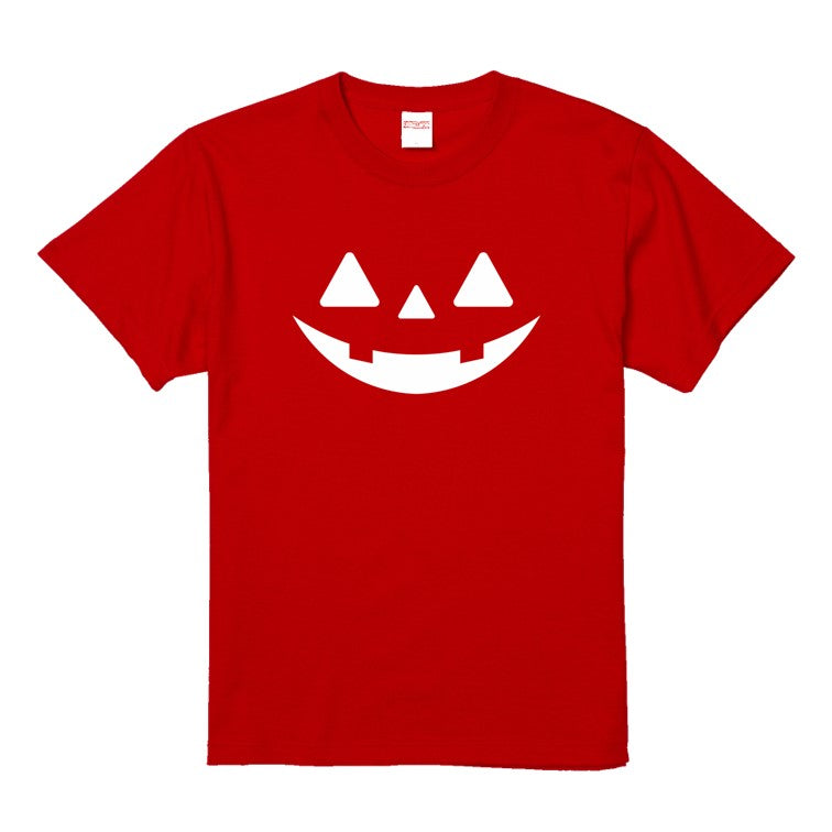 ハロウィンTシャツ半袖Tシャツ【ハロウィン三角目かぼちゃ】おもしろTシャツ ネタTシャツ