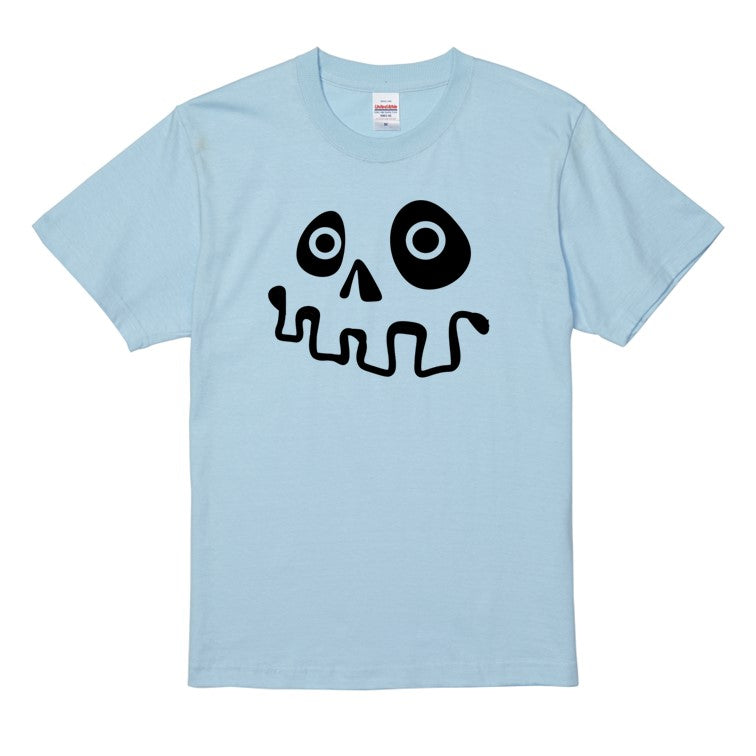 ハロウィンTシャツ半袖Tシャツ【ハロウィンスケルトンフェイス】おもしろTシャツ ネタTシャツ