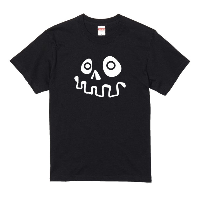 ハロウィンTシャツ半袖Tシャツ【ハロウィンスケルトンフェイス】おもしろTシャツ ネタTシャツ