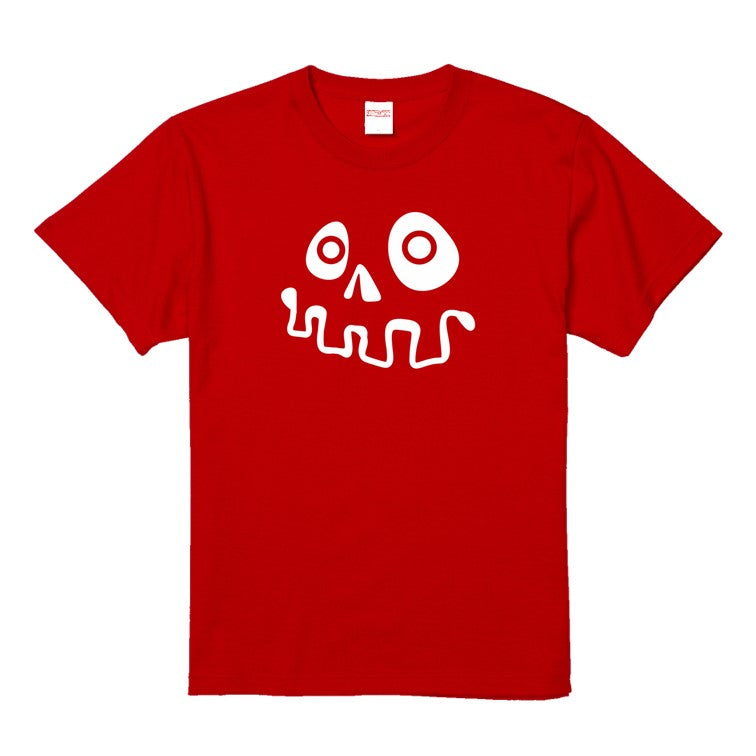 ハロウィンTシャツ半袖Tシャツ【ハロウィンスケルトンフェイス】おもしろTシャツ ネタTシャツ