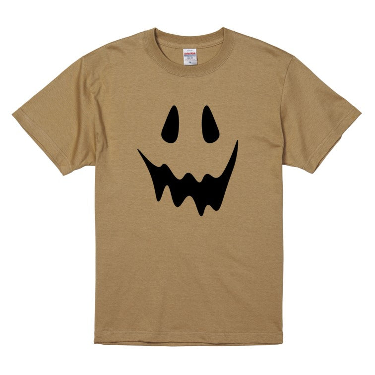 ハロウィンTシャツ半袖Tシャツ【ハロウィンタレ目オバケ】おもしろTシャツ ネタTシャツ