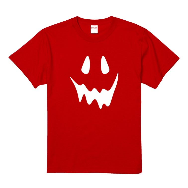 ハロウィンTシャツ半袖Tシャツ【ハロウィンタレ目オバケ】おもしろTシャツ ネタTシャツ