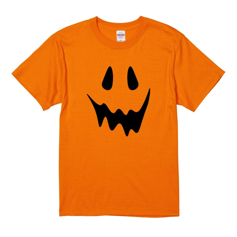ハロウィンTシャツ半袖Tシャツ【ハロウィンタレ目オバケ】おもしろTシャツ ネタTシャツ