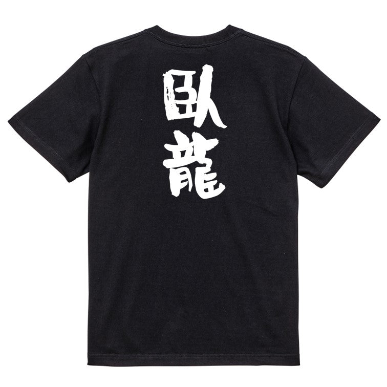 歴史系半袖Tシャツ【臥龍】おもしろTシャツ ネタTシャツ