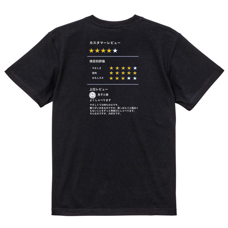 オーダーメイド半袖Tシャツ【商品レビュー風Tシャツ】おもしろTシャツ ネタTシャツ