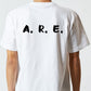 野球系半袖Tシャツ【A．R．E．】おもしろTシャツ　ネタTシャツ