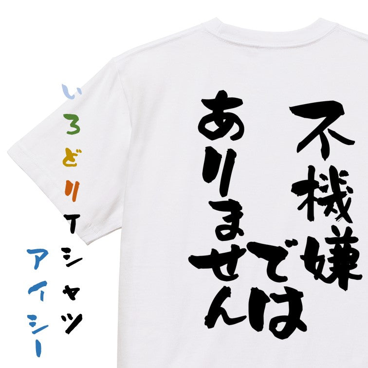 ネタ系半袖Tシャツ【不機嫌ではありません】おもしろTシャツ　ネタTシャツ