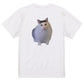 猫ミーム半袖Tシャツ【huhcat】おもしろTシャツ　ネタTシャツ