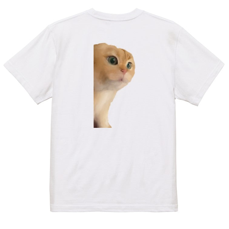 猫ミーム半袖Tシャツ【説教猫】おもしろTシャツ　ネタTシャツ