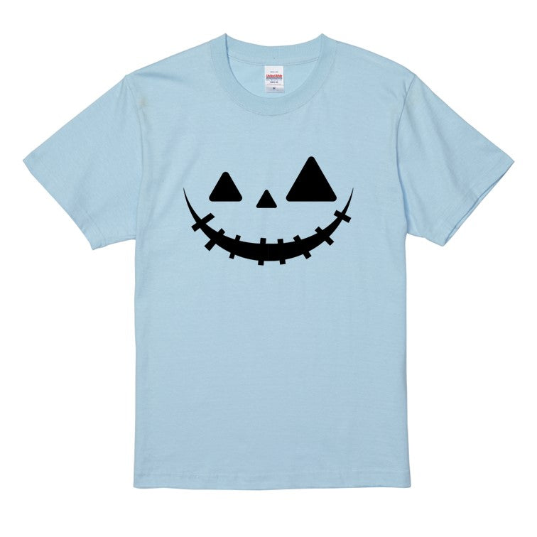 ハロウィンTシャツ半袖Tシャツ【ハロウィン縫い口三角目オバケ】おもしろTシャツ　ネタTシャツ