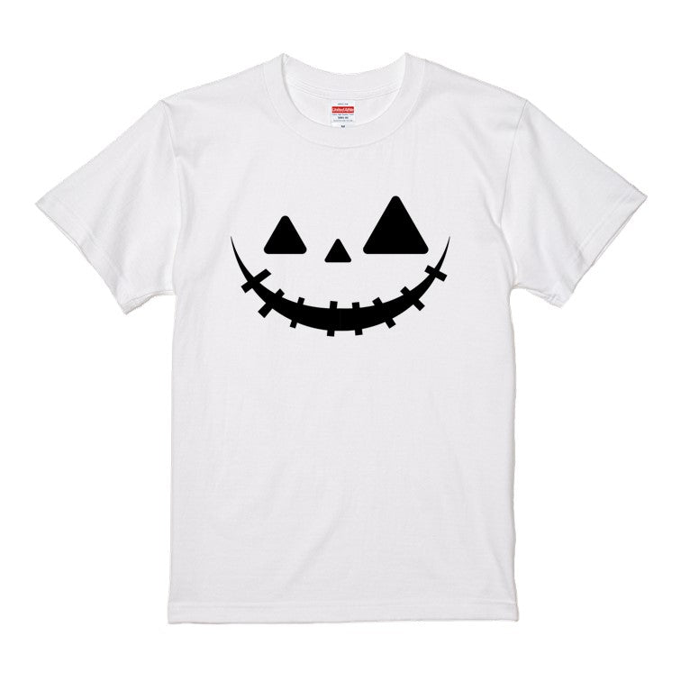 ハロウィンTシャツ半袖Tシャツ【ハロウィン縫い口三角目オバケ】おもしろTシャツ　ネタTシャツ