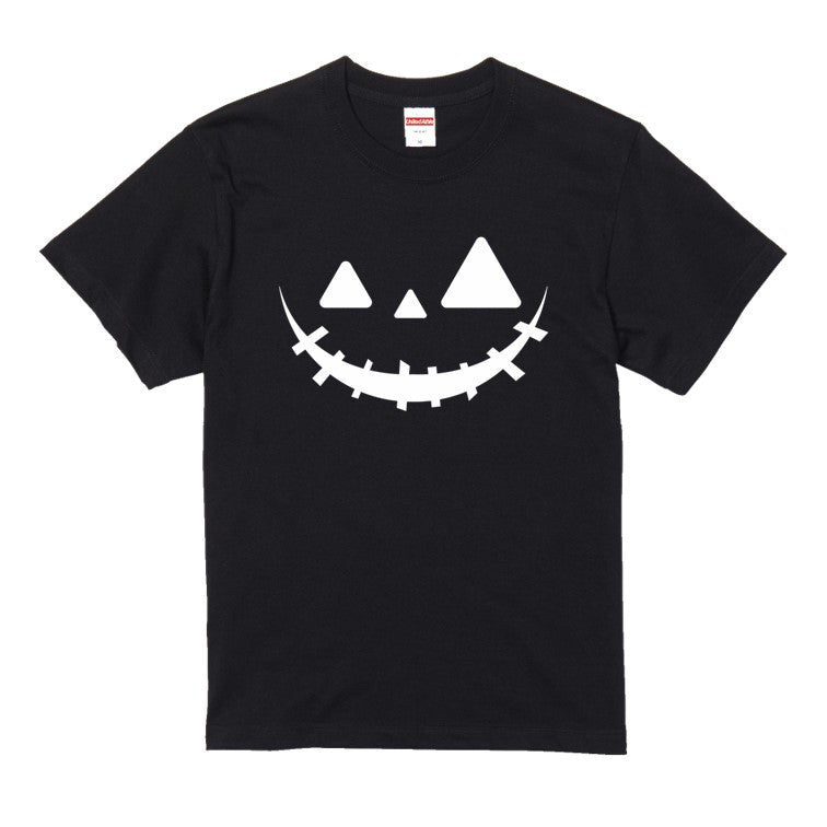 ハロウィンTシャツ半袖Tシャツ【ハロウィン縫い口三角目オバケ】おもしろTシャツ　ネタTシャツ