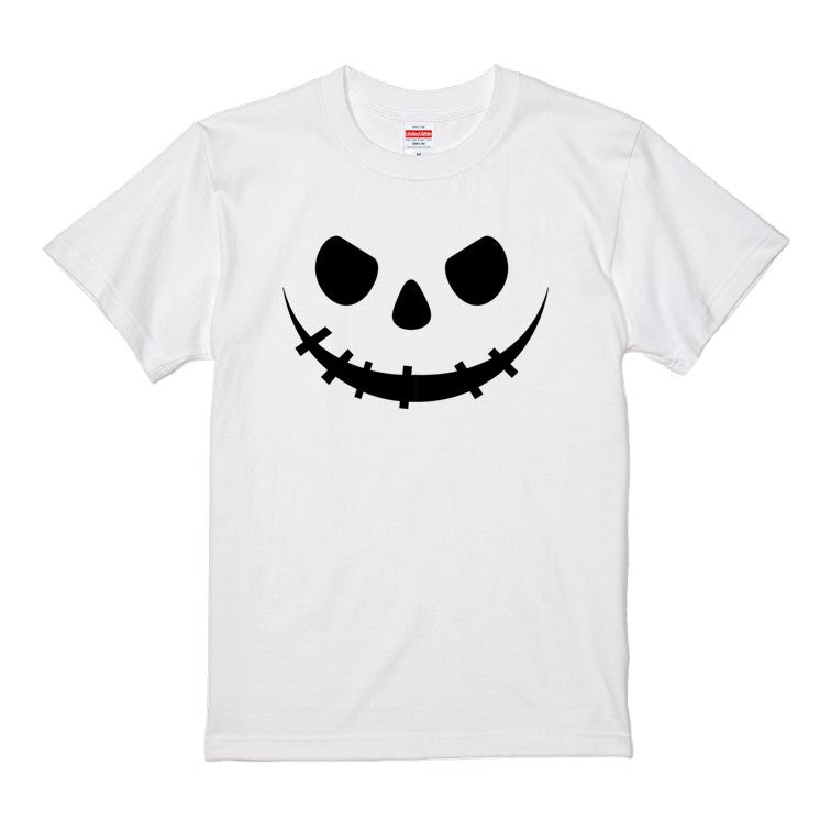 ハロウィンTシャツ半袖Tシャツ【ハロウィン縫い口つり目オバケ】おもしろTシャツ　ネタTシャツ