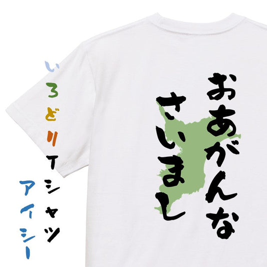 方言系半袖Tシャツ【おあがんなさいまし 千葉県】おもしろTシャツ　ネタTシャツ