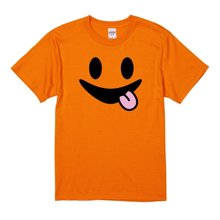 ハロウィンTシャツ半袖Tシャツ【ハロウィンペロ口オバケ】おもしろTシャツ　ネタTシャツ