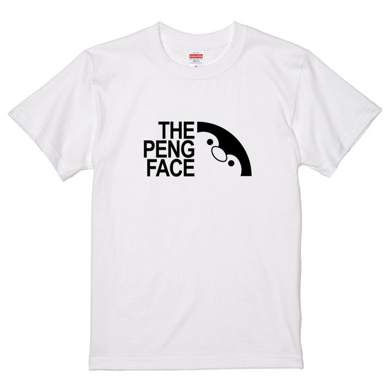 イラスト系半袖Tシャツ【THE PENG FACE Tシャツ】おもしろTシャツ　ネタTシャツ