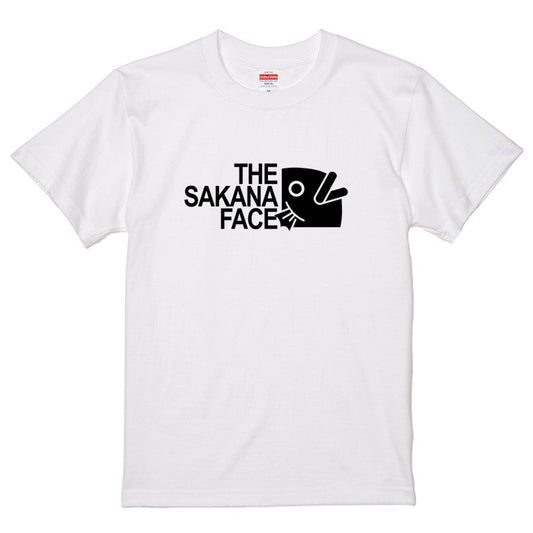 イラスト系半袖Tシャツ【THE SAKANA FACE Tシャツ】おもしろTシャツ　ネタTシャツ