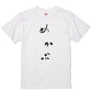 ゆる文字食べ物系半袖Tシャツ【めかぶ(ゆる文字)】おもしろTシャツ　ネタTシャツ