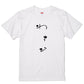 ゆる文字食べ物系半袖Tシャツ【わさび(ゆる文字)】おもしろTシャツ　ネタTシャツ