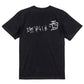 子供のらくがき酒飲み系半袖Tシャツ【燃料は酒(横)(らくがき文字)】おもしろTシャツ　ネタTシャツ