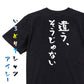ネタ系半袖Tシャツ【違う、そうじゃない】おもしろTシャツ　ネタTシャツ