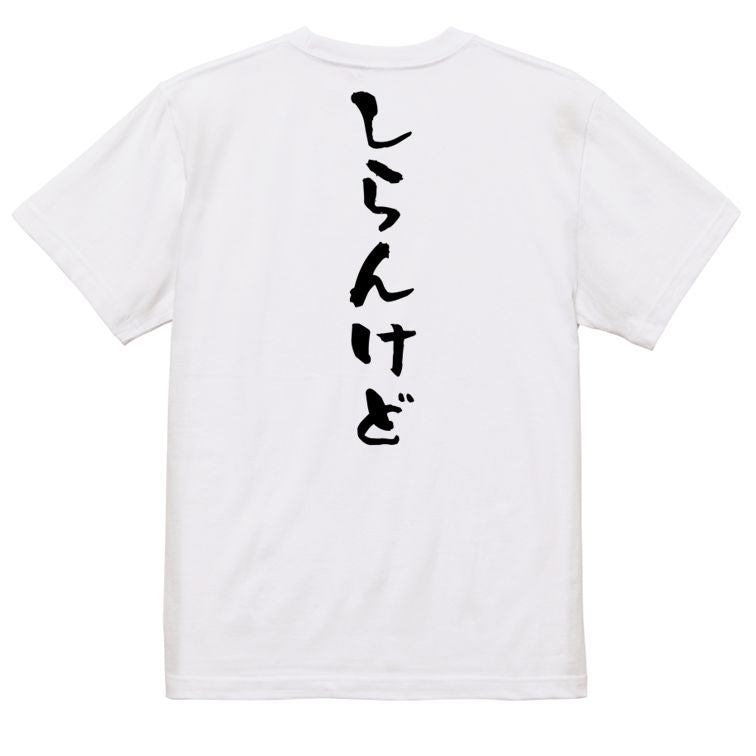 ネタ系半袖Tシャツ【しらんけど】おもしろTシャツ　ネタTシャツ